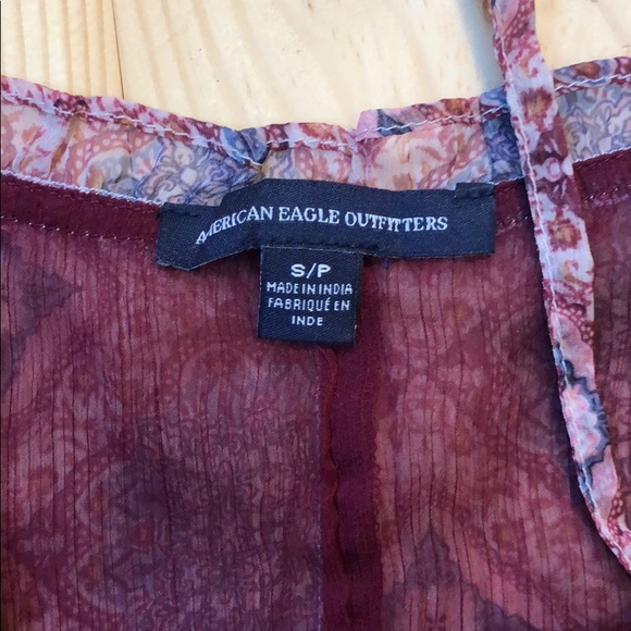 Boho Patterned Crop Top - Picture 4 of 5